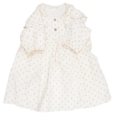 Robe (Beige, Multicolore) de Lil' Atelier Coton biologique