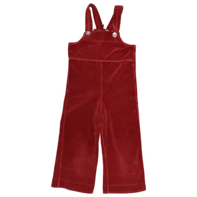 Hängselbyxor (Röd) från Fix by Lindex Bomull, Polyester