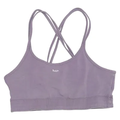 Brassière (Violet) de MyProtein Coton, Élasthane