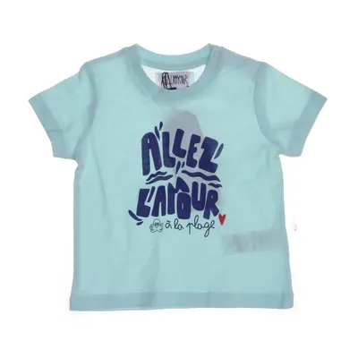 T-shirt (Turquoise) de Allez L'amour Coton biologique