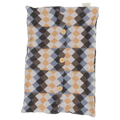 Sierkussensloop (Blauw, Bruin, Meerkleurig) van House of Rym Katoen