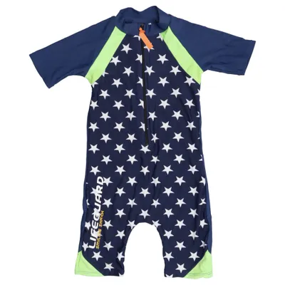 Rompers (Blue, White, Green) from Smiling Shark Elastane, Polyamide
