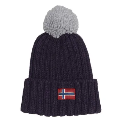 Bobble hat (Blue, Gray) from Napapijri Acrylic, Wool