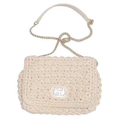 Axelremsväska (Beige) från Twinset Polyester