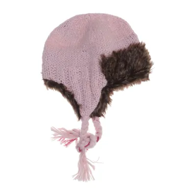 Trapperhat (Pink, Brun) fra Nobis Akryl, Uld