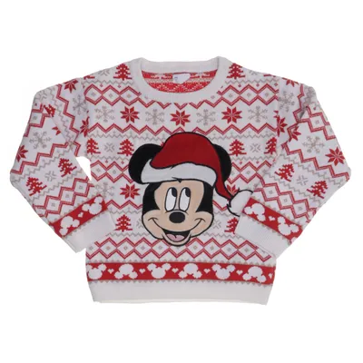 Jultröja (Vit, Röd, Svart) från Disney Bomull