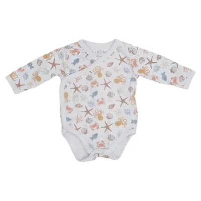 Body (Blanc, Multicolore) de Fixoni Élasthane, Coton biologique