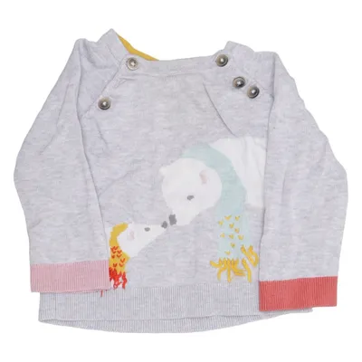 Sweater (Gray, Multicolored) from Baby Boden Cotton