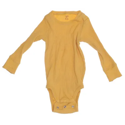 Body (Gul) från Lindex Baby Bomull, Elastan