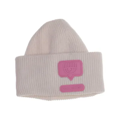 Beaniemössa (Beige, Rosa) från Chiara Ferragni Kashmir, Merinoull