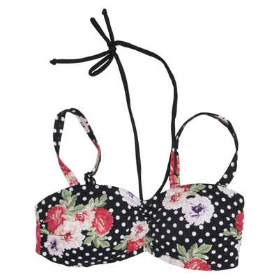 Bikini top (Zwart, Wit, Meerkleurig) van Beachwear by Damella Elastaan, Polyamide