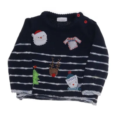 Jultröja (Blå, Vit, Flerfärgad) från Next Baby Bomull