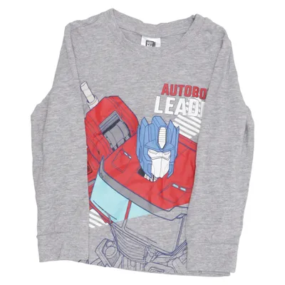 Lange mouwen shirt (Grijs, Meerkleurig) van Transformers Katoen, Polyester