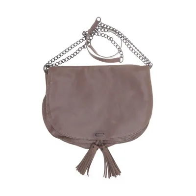 Skuldertaske (Beige) fra IKKS Bomuld, Læder