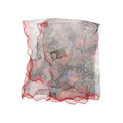 Scarf (Flerfärgad) från TMH Lisa Polyester, Silke