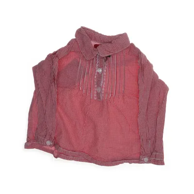 Blouse (Rood, Wit) van L.O.G.G by H&M Katoen