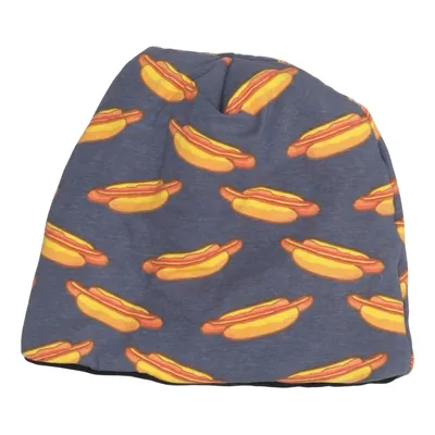 Beanie (Gray, Multicolored) from Biltema Cotton, Elastane