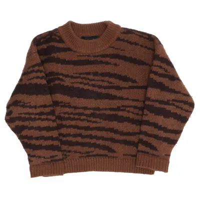 Sweater (Brown, Multicolored) from Mini Rodini Cotton, Wool