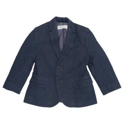 Kavaj (Blå, Vit) från H&M Bomull, Polyester
