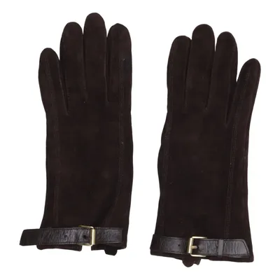 Gants en cuir (Marron)