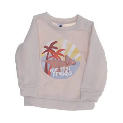 Collegetröja (Beige, Flerfärgad) från Dopo Dopo Baby Bomull, Polyester