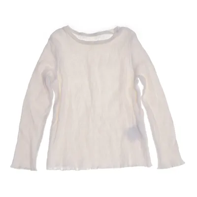 Långärmad t-shirt (Vit) från H&M Bomull, Elastan