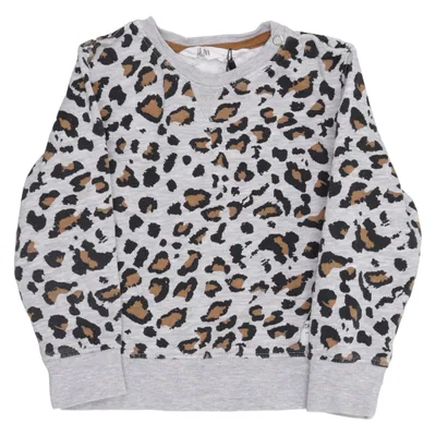 Sweatshirt (Grau, Mehrfarbig) von H&M Kids Baumwolle, Polyester, Viskose, Elasthan