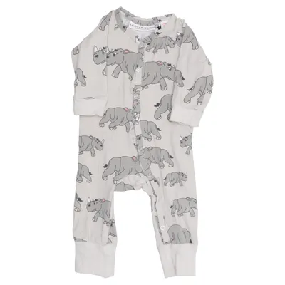 Rompers (Beige, Gray) from Tao & Friends Elastane, Organic cotton