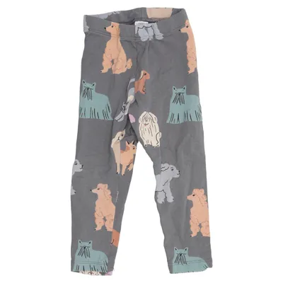 Leggings (Gray, Multicolored) from Lindex Kids Cotton, Elastane