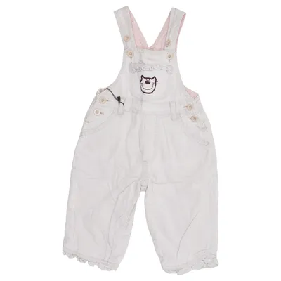 Hängselbyxor (Beige) från Baby Club Bomull