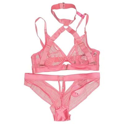 Ondergoed set (Roze) van Private Collection by Hunkemöller Katoen, Elastaan, Polyamide, Polyester