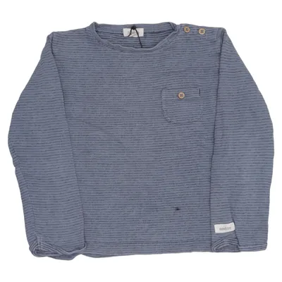 T-shirt à manches longues (Bleu) de Newbie by KappAhl Coton