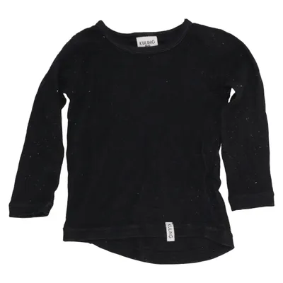 Long sleeve T-shirt (Black) from Kuling Polyamide, Viscose, Wool