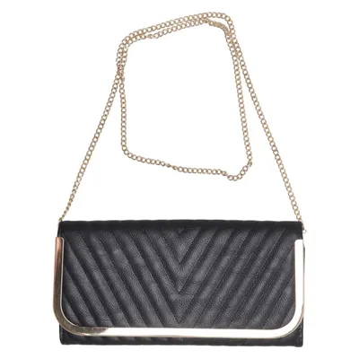 Skuldertaske (Sort) fra Ardene Metallfiber, Polyurethan