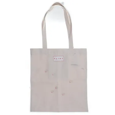 Canvas tas (Beige) van Flirt Organisch katoen