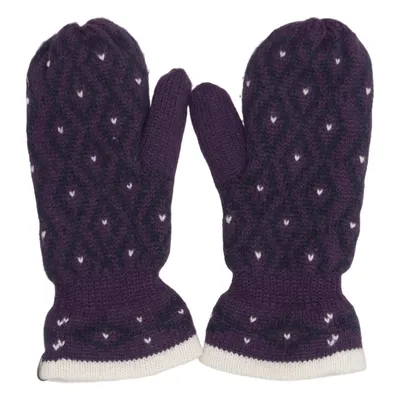Moufles (Violet, Gris, Blanc) de Heat Holders Acrylique, Polyester