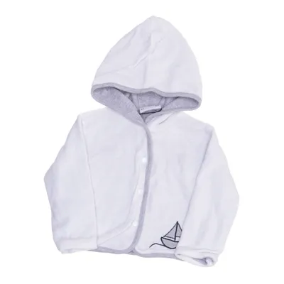 Hoodie (White, Gray) from Pelle P Cotton, Polyester