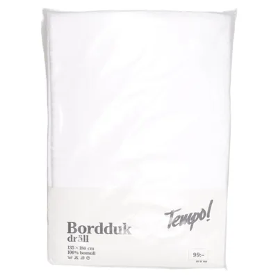 Nappe de table (Blanc) de Tempo Coton
