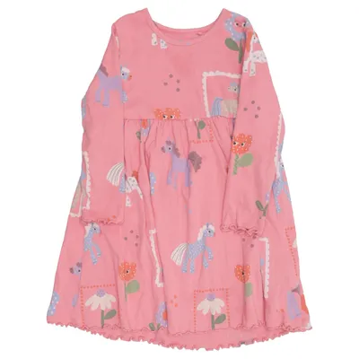 Dress (Pink, Multicolored) from Next Cotton, Elastane