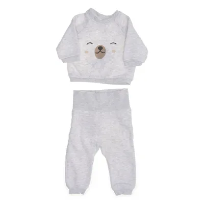 Loungewear (Gray) from Rikiki Cotton, Polyester, Viscose