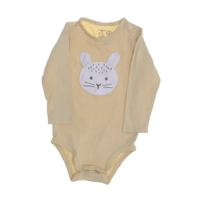 Body (Beige) från Lindex Baby Bomull, Elastan