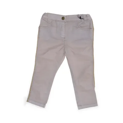 Jeans (Beige) från Little Marc Jacobs Bomull, Elastan, Skinn, Polyester