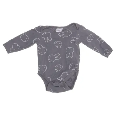 Body (Grå, Vit) från Nijntje Miffy Bomull