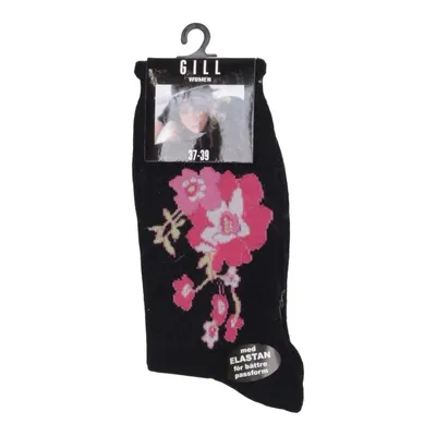 Chaussettes (Noir, Rose, Multicolore) de Gill Coton, Élasthane, Polyamide