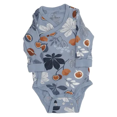 Body (Bleu, Multicolore) de Lindex Baby Coton, Élasthane