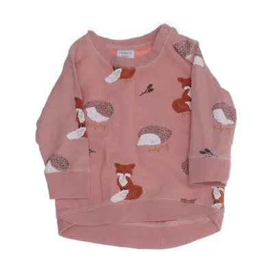 Collegetröja (Rosa, Brun, Vit) från Lindex Baby Bomull