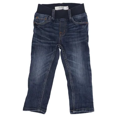Jeans (Blue) from Narrow by Lindex Cotton, Elastane, Polyester
