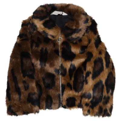 Vinterjakke (Brun, Sort) fra H&M Kunstpels