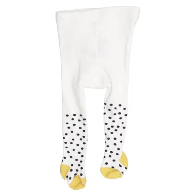 Panty (Wit, Zwart, Geel) van Baby by Lindex Katoen, Elastaan, Polyamide, Polyester