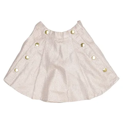 Rock (Beige) von Louis Louise Baumwolle, Metallfaser, Nylon